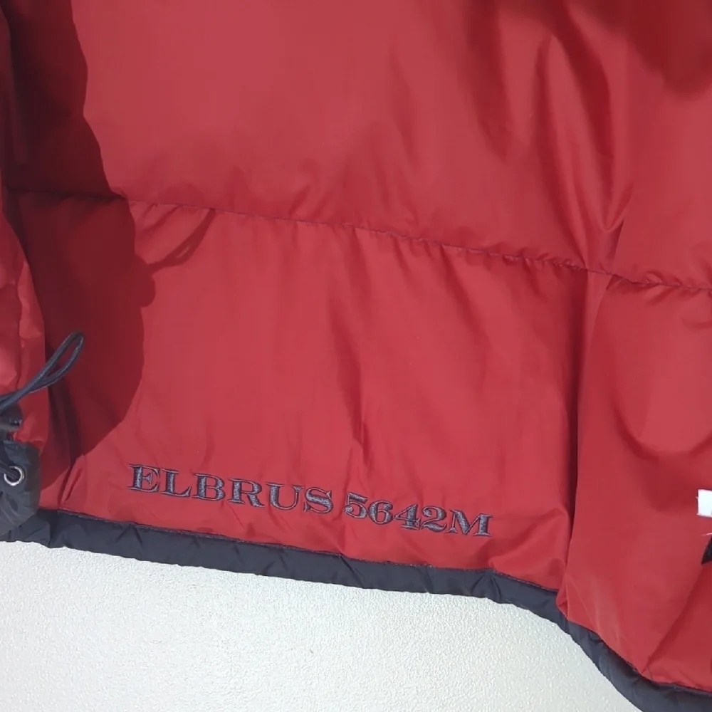 The North Face Men's Black and Red Vest